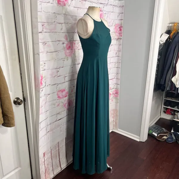 Lulu’s NWT Night of Romance Emerald Green Sleeveless Maxi Dress - Image 6