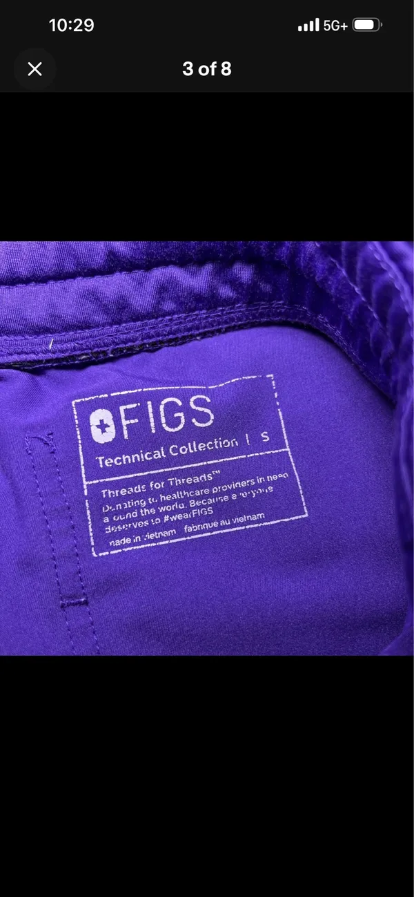 FIGS Shadow Purple Scrubs - Image 3
