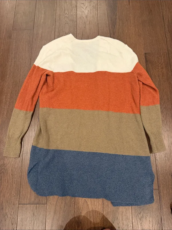 Madewell Colorblock Open-Front Cardigan - Size Small - C1-605 - Image 8