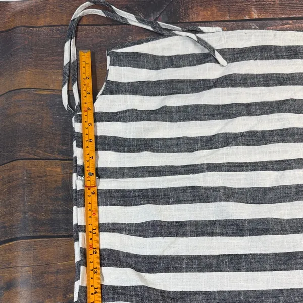 Lioness Fazio Linen Striped Midi Skirt - Image 10