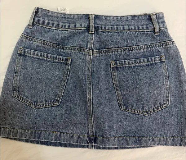 Denim Mini Skirt Blue Size XS - Image 2