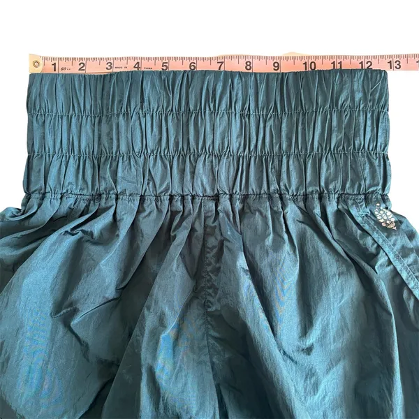 Free People Movement The Way Home Shorts Women’s Small Teal Green Lined Running - Image 3
