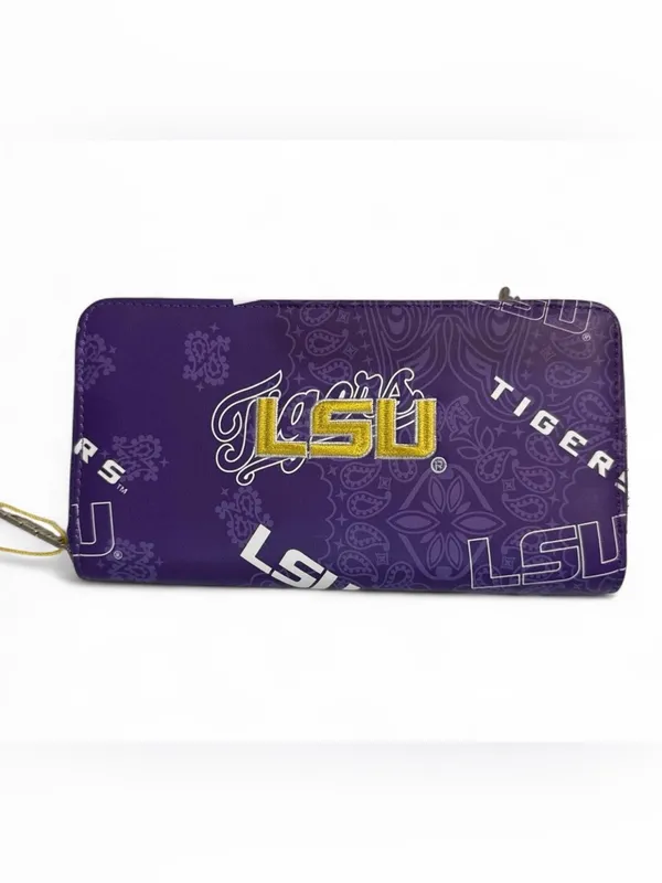 Montana West LSU Purple and Gold Wallet Wristlet Set NWT - Image 3
