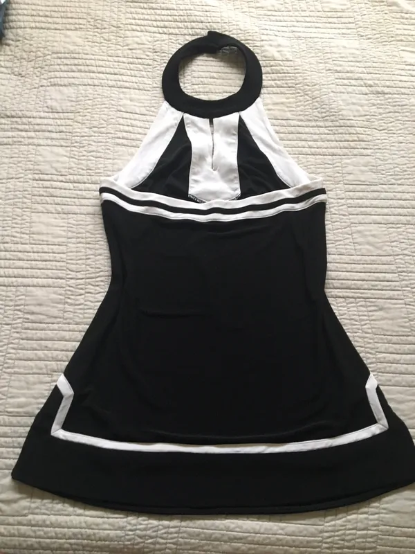 60’s Inspired Halter Mini Dress Size M - Image 2