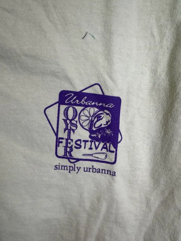 100% Cotton Comfort Colors Urbanna Oyster Festival Long Sleeve T-Shirt Green Siz - Image 4