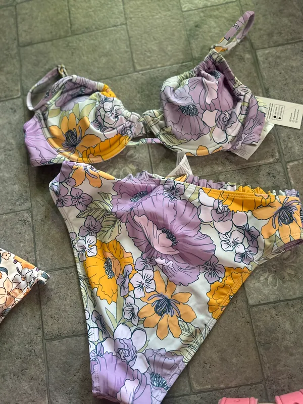 Floral Swimsuit Multi Size M - Image 2
