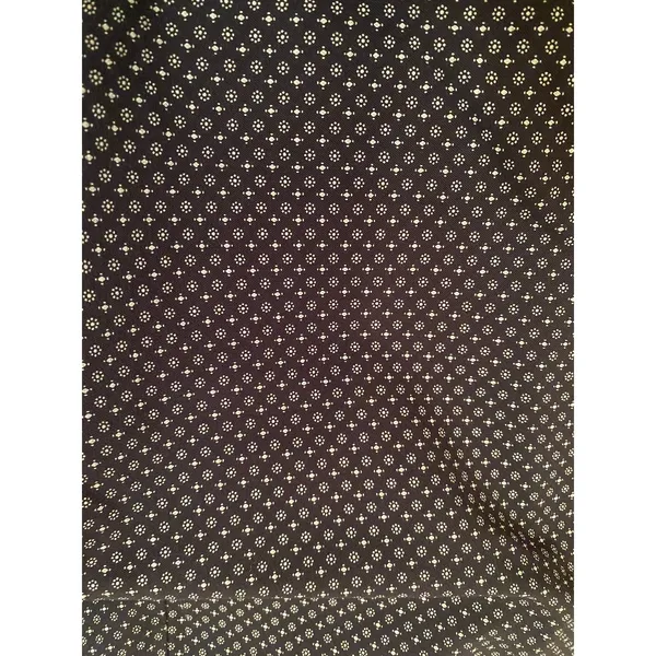 Briggs New York Navy Polka Dot Floral Pattern Stretch Pants Capris Y2K - Image 3