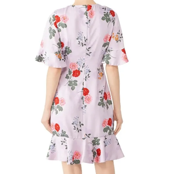 Keepsake Pretty One Floral Mini Dress in Lilac Purple‎ - Image 12