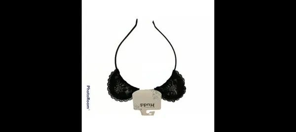 Mudd Black Lace Cat Ear Headband Halloween Costume NWT - Image 4