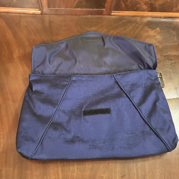 Mycra Pac One Navy Clutch Foldover Evening Bag Travel Packable‎ Handbag NWT - Image 7