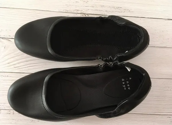 Black Ballet Flats, Size 7 - Image 4