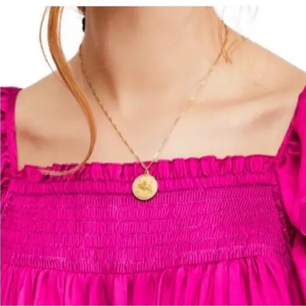 Free People Want Your Love Fuchsia Summer Dress Medium - Image 5