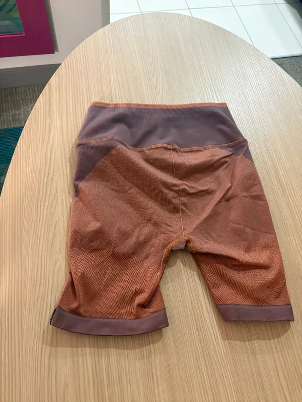 Allyson Felix X Athleta Legend Seamless High Rise Bike Short Flora Mauve Medium - Image 3