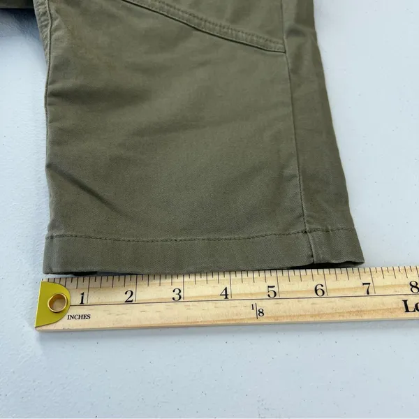 J.‎ Crew Womens High Rise Belted Military Pant Olive Green Utility Pockets 00 - Image 15