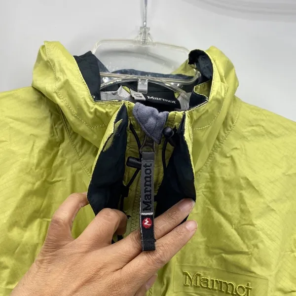Marmot sherbet hooded rain jacket vented Gorpcore granola camping hiking outdoor- love so much just a little small - Image 4