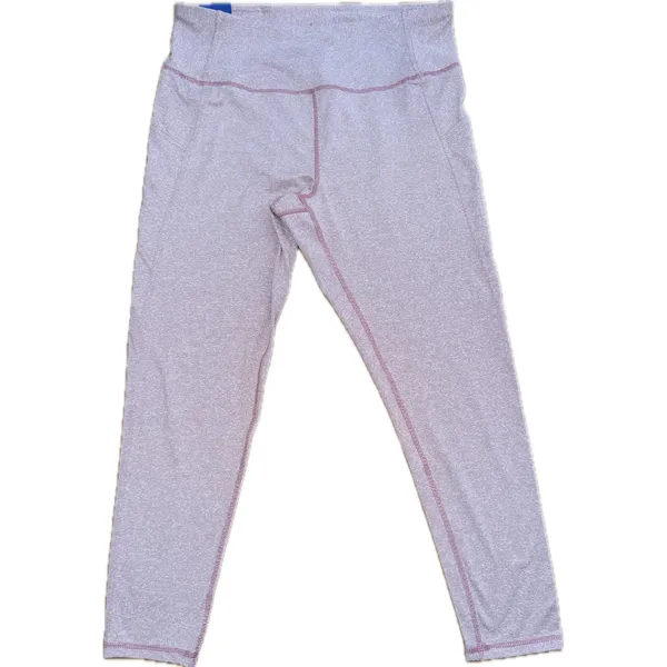 Danskin Leggings Womens Large L Pink New High Rise Pockets Space Dye 9179 - Image 3