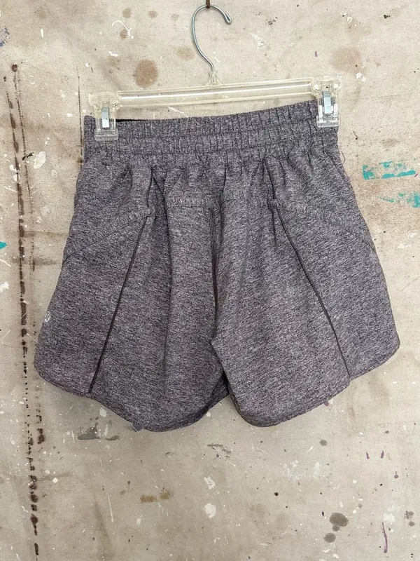 Lululemon Track That Short 5", Heather Lux Multi Black - Image 3