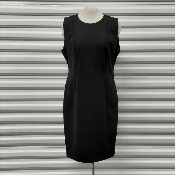 Liverpool Los Angeles Womens Sheath Cocktail Dress Size 10 Black Career Office - Image 3