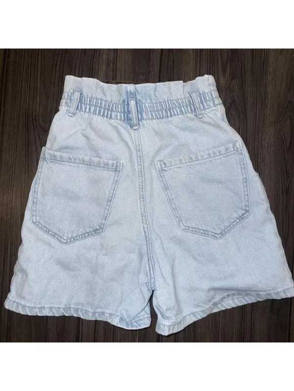 Zara high-waisted denim shorts - Image 5