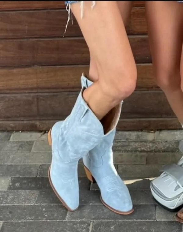 Baby Blue Cowboy Boots Amazon Women’s Western - Image 2