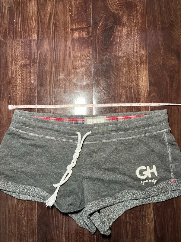 Y2K 2000s Gilly Hicks Grey Shorts Size Medium - Image 7
