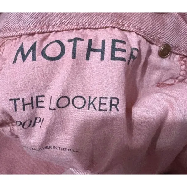 MOTHER The Looker Pop! Skinny Jeans Pink Size 26 - Image 6