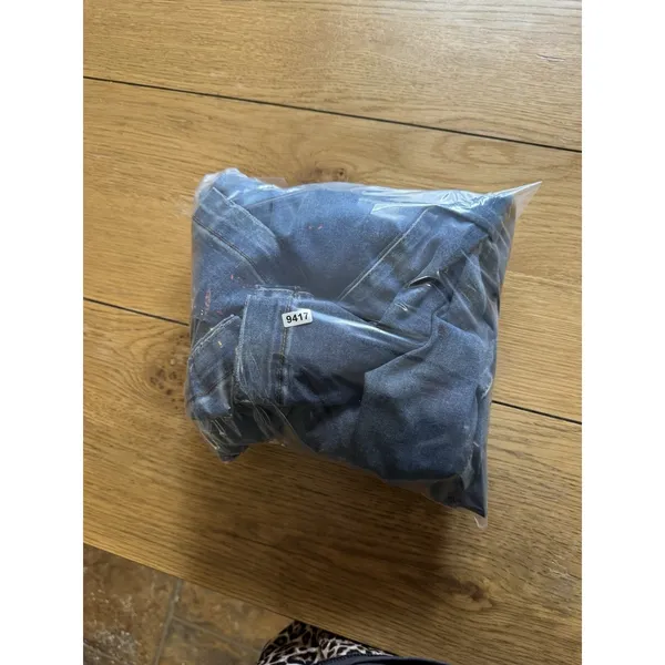 KUT From The Kloth Meg High Rise Wide Leg Women's Jeans Blue Size 24W Denim NWT - Image 16