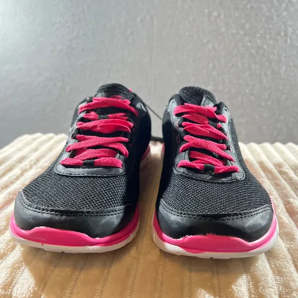 828 | NIB Avia Diversion‎ Black Pink Mesh Athletic Running Sneakers Womens 9 - Image 3