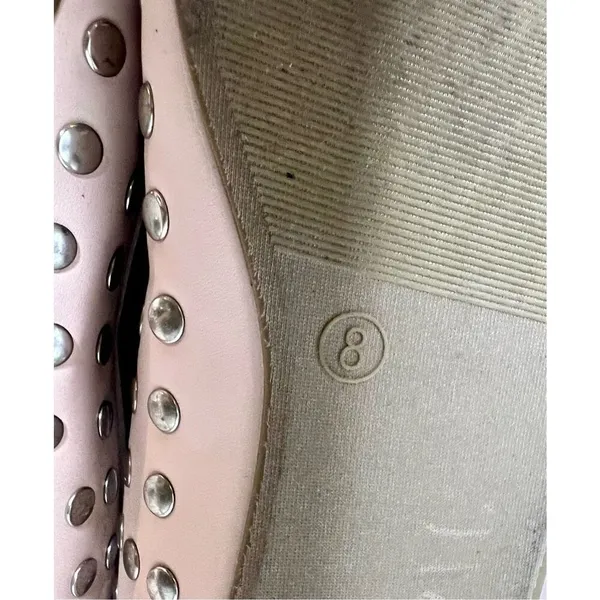 Wild Diva Blush pink Studded Pointed Toe Ballet Flats Women’s Shoes Size 8 - Image 9