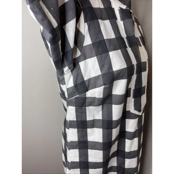 Brooke Wright Designs Talley Shift Dress in Black Check Medium M - Image 5