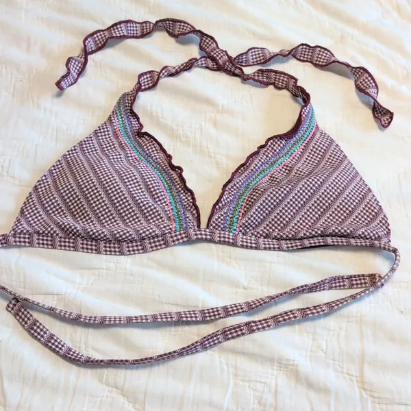 Mossimo. Bikini Top • Size Large • Boho Print Multi-Color Tribal Swim Top - Image 2