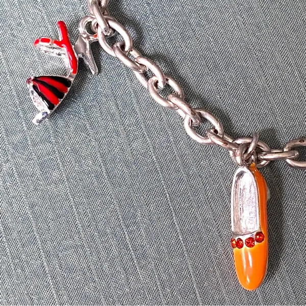 Shoe charm bracelet Silver - Image 6