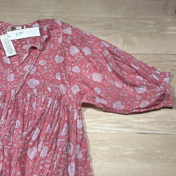 NWT Dolma Raya Block Printed Mini Dress Sz M - Image 7