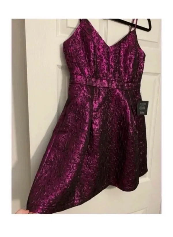 Lulus Magenta Mini Dress - Image 5