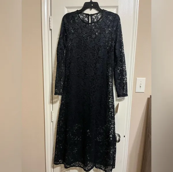 A New Day Black Lace Dress - Image 2