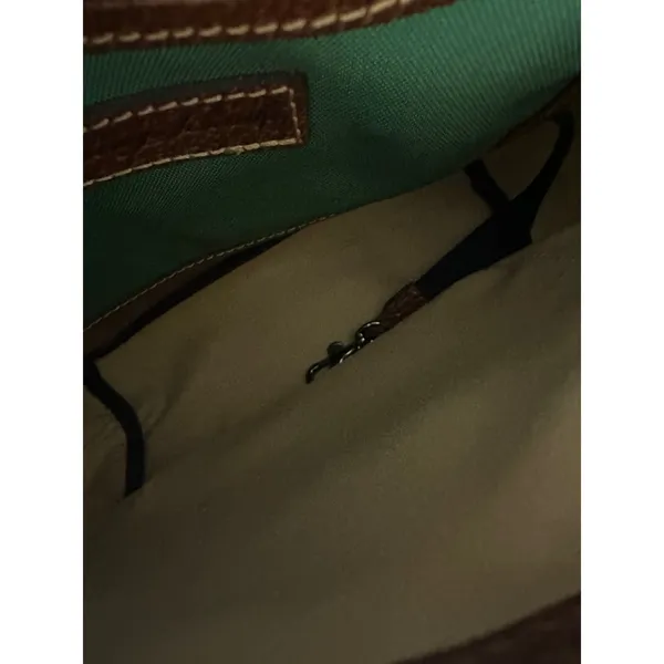 Dooney & Bourke Alto Small Nylon/Leather Crossbody Saddle‎ Crossbody Purse Bag - Image 16