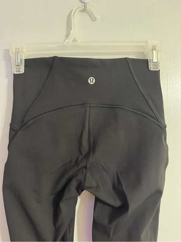 Lululemon Athletica Black Performance Leggings Size 4 - Image 8