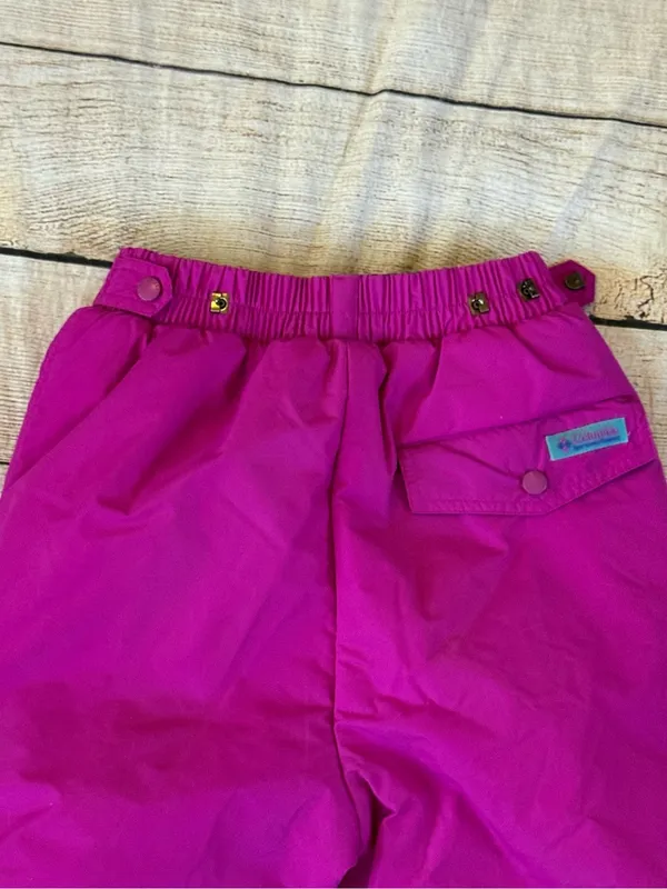 Vintage Columbia Sz Small Pink Skiing Snowboarding Snow Winter Pants Womens GOOD - Image 15