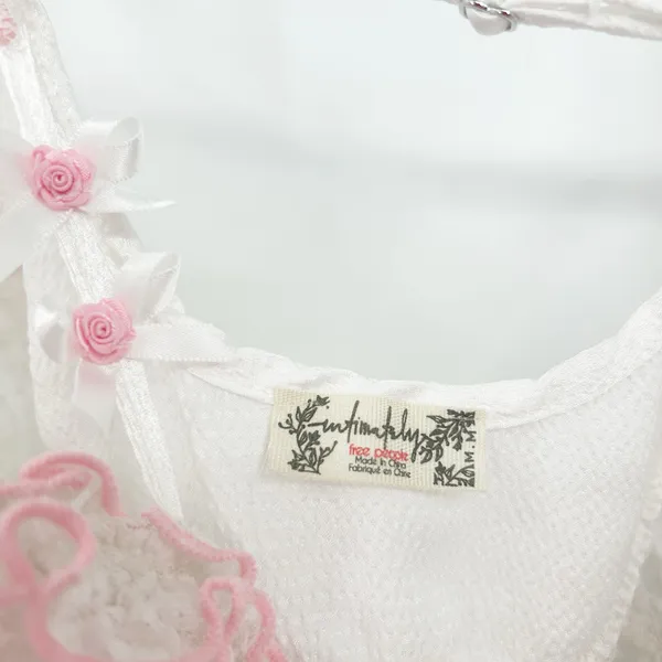 Free People‎ FP Intimately Womens Coquette Sweet Cheeks Lace Thong Bodysuit M - Image 6