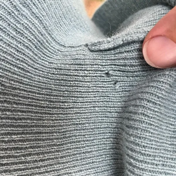 Ann Taylor Women's 100% Cashmere Turtleneck Sweater Seafoam Green/Blue Size S - Image 4