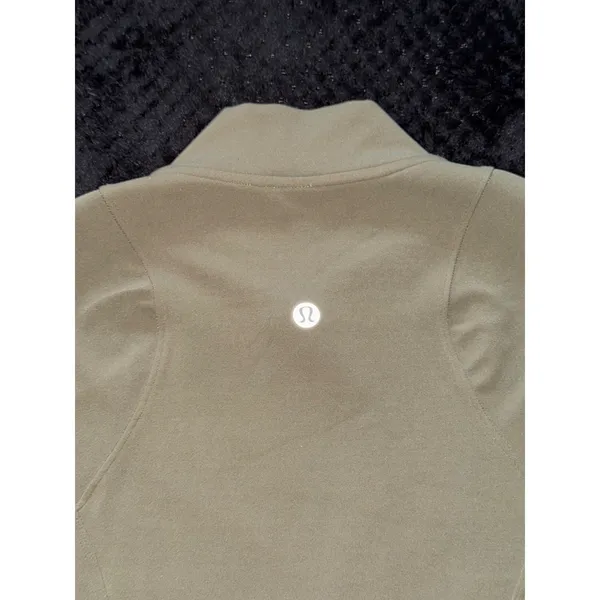 Lululemon Women's Define Olive Green Full Zip Jacket‎ Nulu Size 6 - Image 5