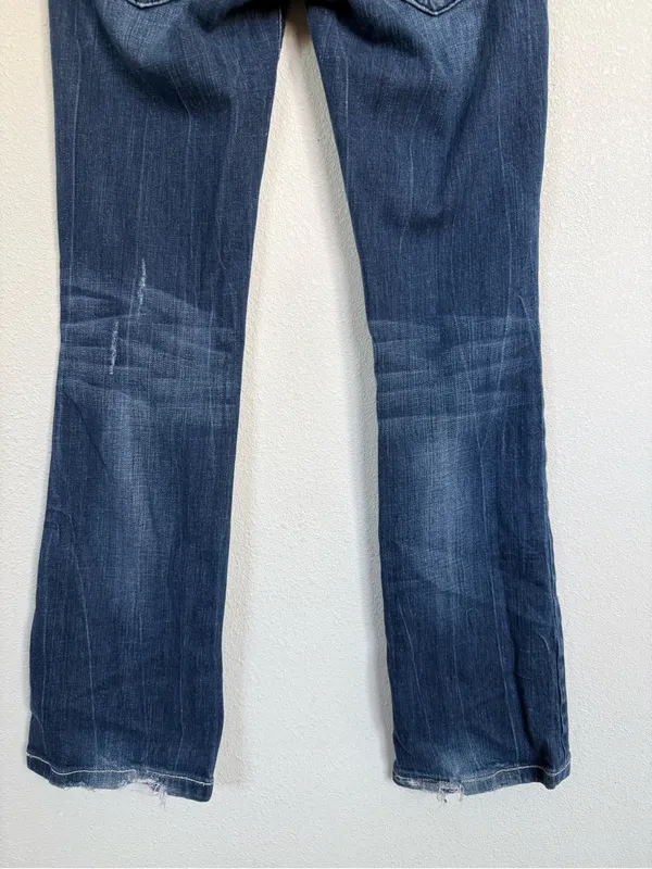 Miss Me Bootcut Jeans Size 27 Embellished Flap Pocket Y2K Denim - Image 3