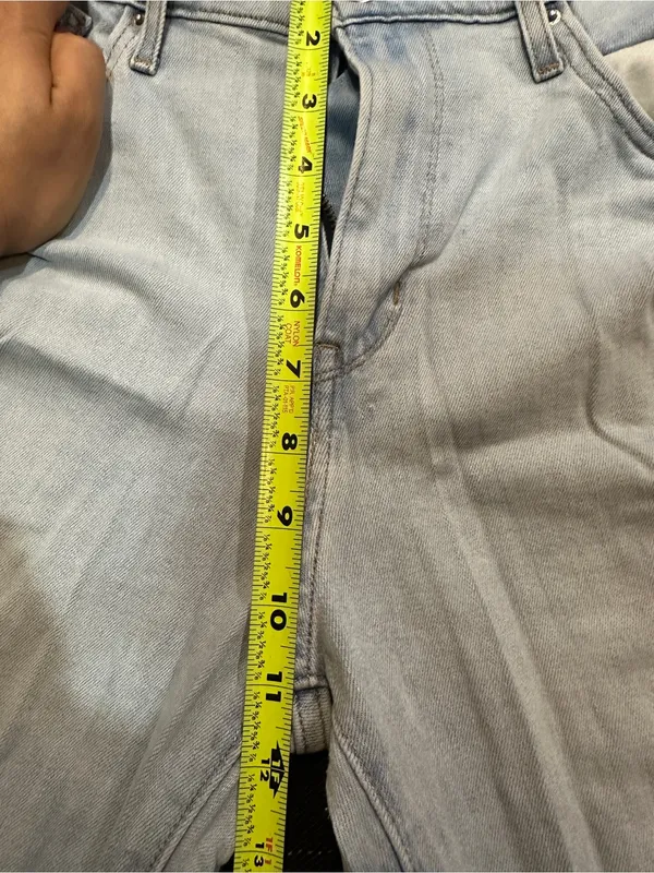 Levi's Light Blue High Rise Straight Jeans - Image 4