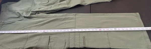 Aeropostale Aero Utility Cargo Pants Women XL Green Y2K Straight Leg Relaxed NWT - Image 9