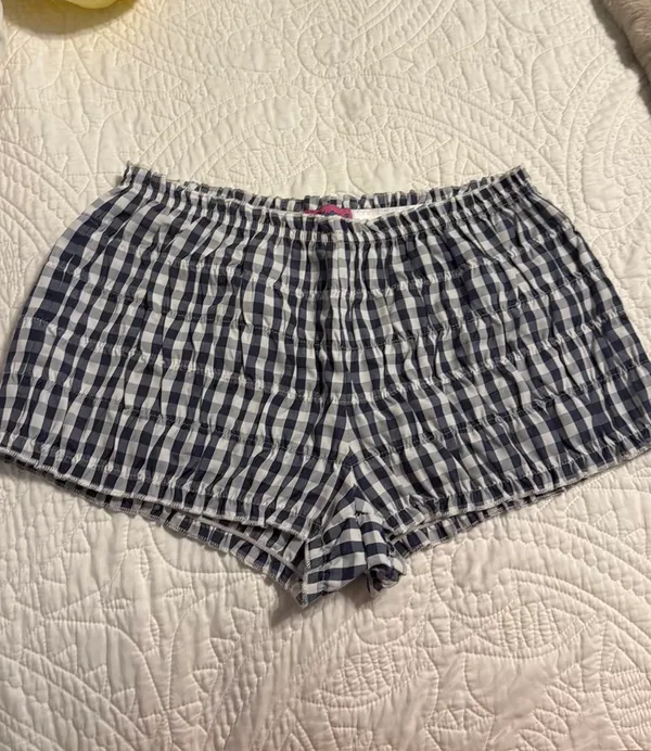Edikted Bloomer Shorts Gingham - Image 2
