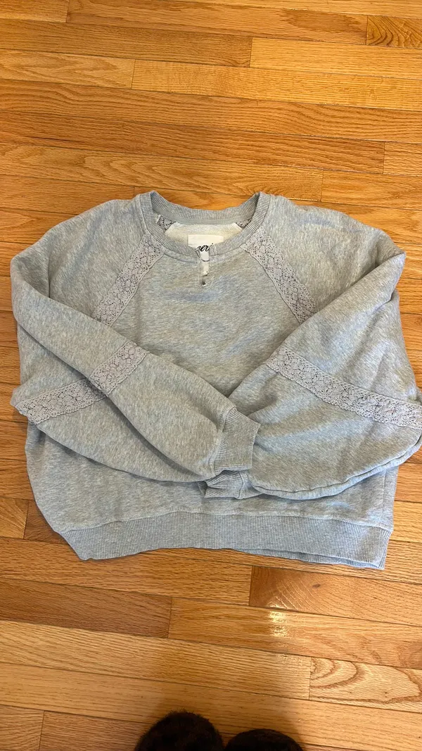 Aerie Lace Trim Crew Neck - Image 6