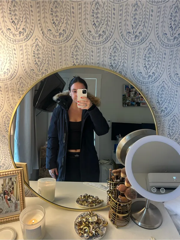 Navy Blue Canada Goose Jacket - Image 10