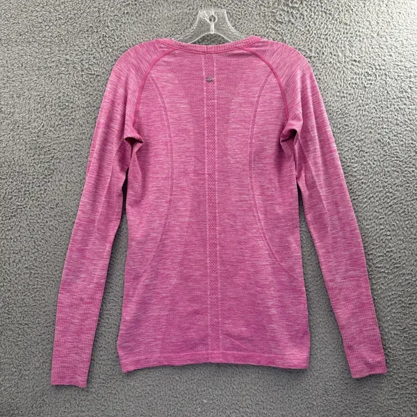 Lululemon Swiftly Long Sleeve Shirt Pink‎ Athletic Athleisure Running Women's 8 - Image 2