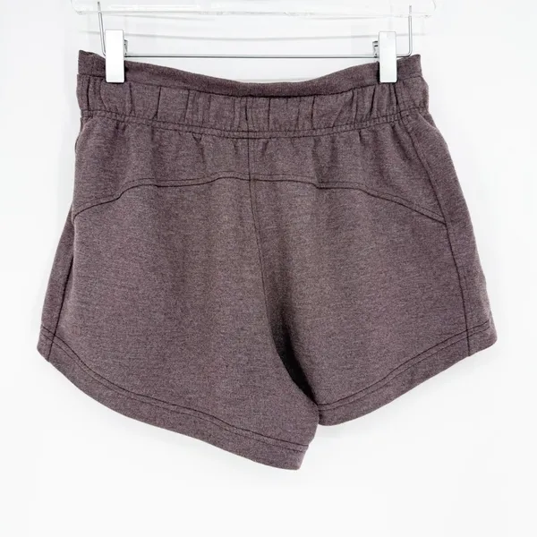 Lululemon Inner Glow Shorts Women's‎ Size 4 Heathered Antique Bark Activewear - Image 2