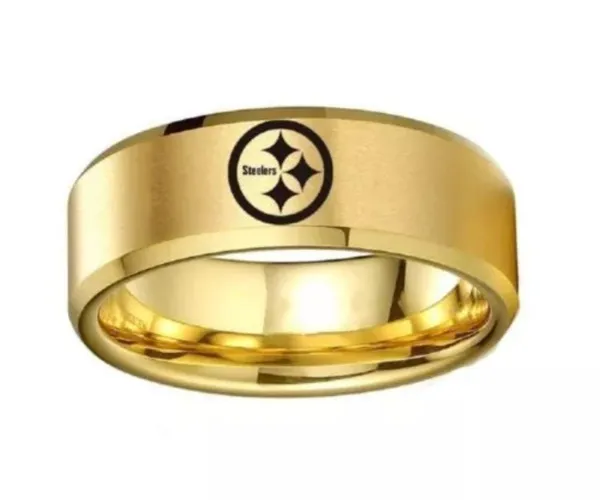 Gold Pittsburgh Steelers Ring - Image 4